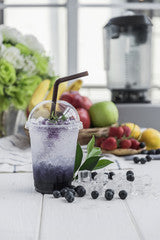 Blueberry Italian Soda