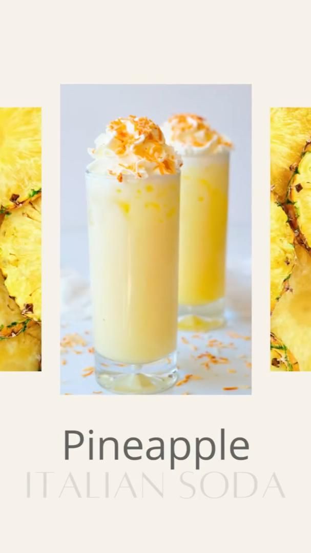 Pineapple Italian Soda