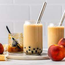 Peach Bubble Tea