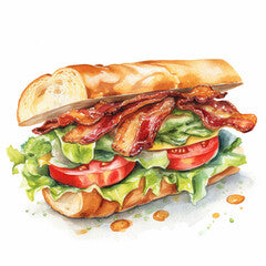 BLT on Baguette