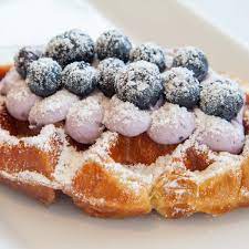 Wild Blueberry Croffle