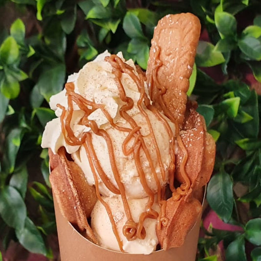 Lotus Biscoff Bubble Waffle
