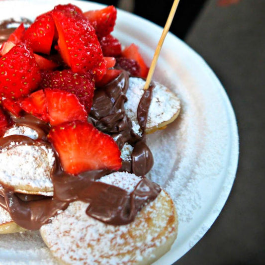 Nutella & Strawberries Little Stacks
